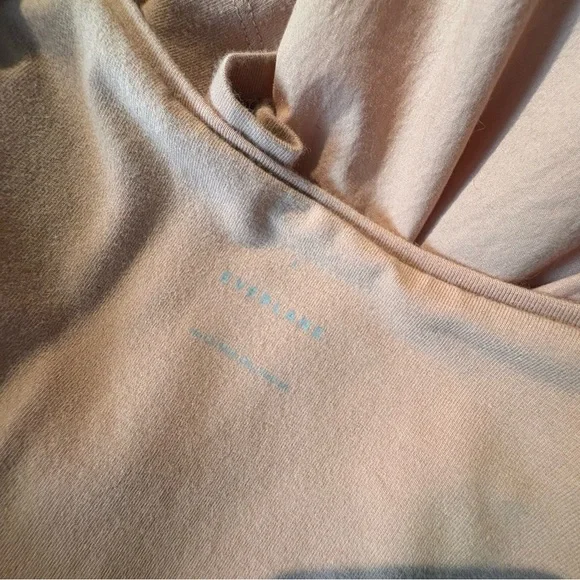 Everlane Riviera Long Sleeve Dress in Blush Pink Size L - Picture 15 of 15